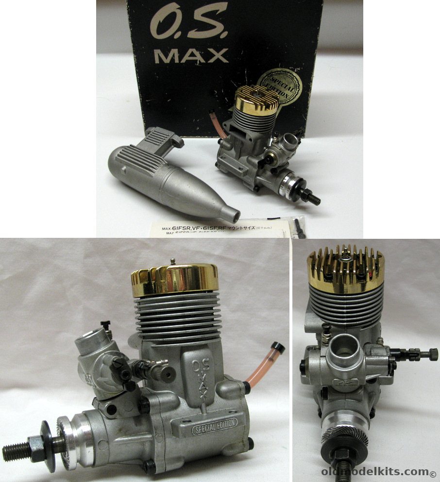 OS Engines OS MAX 61F SR Special Edition - Gas Engine for RC Flying Model Aircraft plastic model kit
